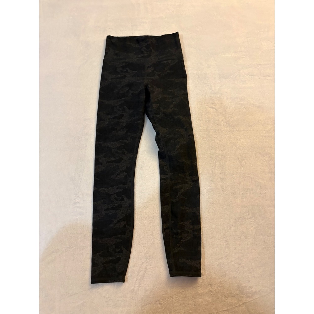 Vuori Womens High Rise Camo Leggings Charcoal Grey Activewear - Picture 6 of 6